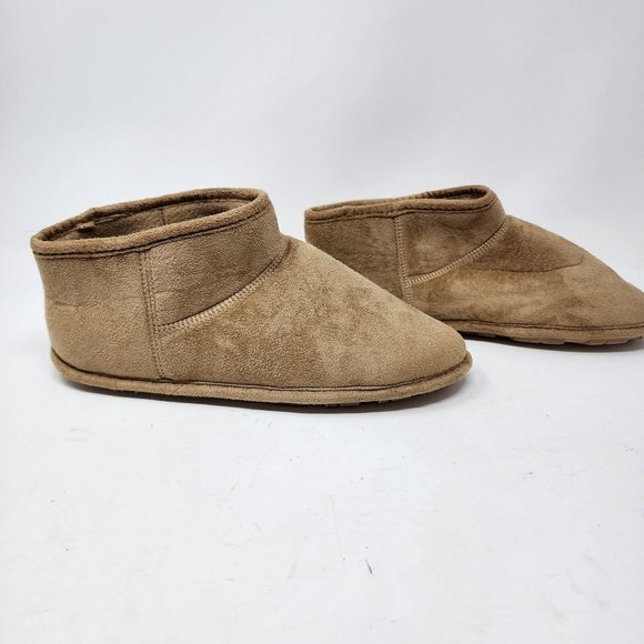Totes Toasties Women’s Large Size‎ 8-9 Memory Foam Bootie Desert Beige New - Picture 7 of 10